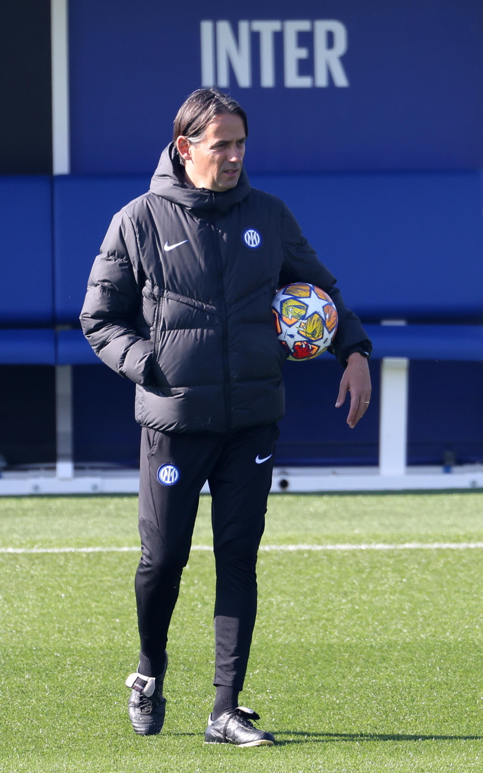 国际米兰球员集中训练备战下一场比赛